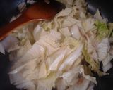 1人分　白菜たっぷりのソース焼きうどん作り方5写真
