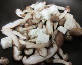 きのことキムチのクリームチーズ和え　簡単作り方3写真