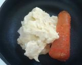 スキレットで焼いて＊あつあつ里芋タラモ作り方3写真