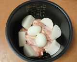 【炊飯器】手羽元と大根のコーラ煮作り方5写真
