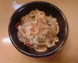 1人分　白菜たっぷりのソース焼きうどん作り方8写真