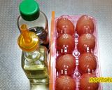 食材1つ☆にんにく醤油卵黄漬け玉子焼き❤作り方1写真