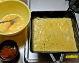 食材1つ☆にんにく醤油卵黄漬け玉子焼き❤作り方3写真
