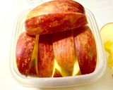 簡単！リンゴのレンジ☆コンポート作り方1写真