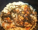 干し貝柱＆塩昆布で簡単炊き込みご飯作り方2写真