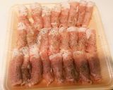 豚ロース(しゃぶしゃぶ用)のロールカツ作り方2写真