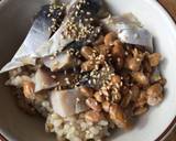 納豆としめ鯖のご飯作り方4写真