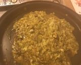 米粉で低糖質☆肉 カレー チーズもんじゃ作り方5写真