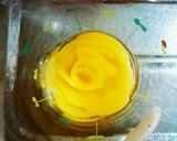 .黄桃缶でバラゼリー:)作り方3写真