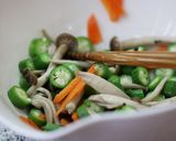 オクラとしめじと人参の麺つゆ和え作り方3写真