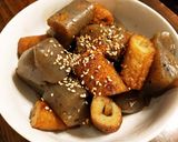 蒟蒻とごぼう天のきんぴら風作り方4写真
