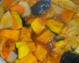 温まる♪かぼちゃと白菜のカレー風味煮込み作り方6写真