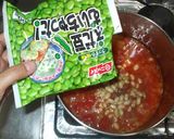 豆のミネストローネ♪簡単トマト缶水煮大豆作り方7写真