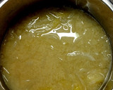 甘〜いさつまいもと玉ねぎの味噌汁(^^)作り方2写真