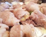 レンジで簡単♡豚のにんにく巻き❁*+作り方8写真