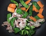 野菜と豚肉のうま味噌炒め作り方2写真