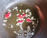 我が家の定番パスタ 小松菜ペペロンチーノ作り方4写真