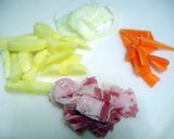 カレーの具材で✿豚汁✿作り方1写真