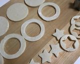 材料3つふわふわレアチーズdeツリーパイ作り方3写真