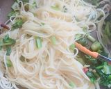 我が家の定番パスタ 小松菜ペペロンチーノ作り方6写真