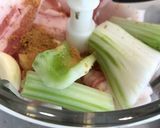 洋風な肉詰め椎茸 セロリを効かせて作り方2写真
