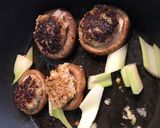 洋風な肉詰め椎茸 セロリを効かせて作り方5写真