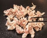 ☆高菜と豚肉のパスタ☆作り方3写真