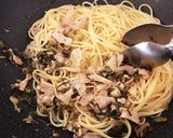 ☆高菜と豚肉のパスタ☆作り方5写真