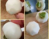 こかぶ鶏肉詰め 白だし&柚子あめ風味作り方5写真
