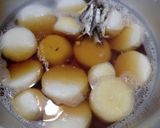 大根の甘辛煮に、オリーブオイルかけて～作り方4写真