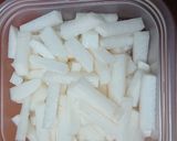 レンジde簡単☆大根の旨辛漬物☆作り方2写真