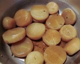 大根の甘辛煮に、オリーブオイルかけて～作り方5写真