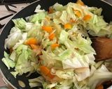 キャベツたっぷり豚こまのカレー炒め作り方11写真