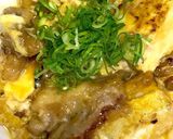 簡単な豆腐豚肉の卵とじ作り方10写真