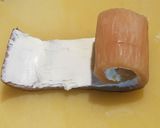 いぶりがっことクリームチーズのぐ～るぐる作り方5写真