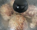 パンの耳消費に！簡単ふんわ〜りハンバーグ作り方4写真