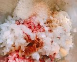 ステーキソースで食べるハンバーグ作り方1写真
