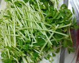～豆苗のサッと和え～作り方1写真