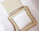 お洒落な*ハムチーズの卵ホットサンド作り方1写真