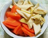 豚こまで揚げない!お手軽おいしい酢豚風☆作り方2写真