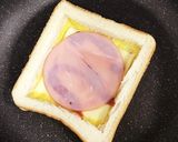 お洒落な*ハムチーズの卵ホットサンド作り方4写真