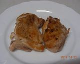 皮パリっ☆ジューシー　鶏もも肉のソテー作り方5写真