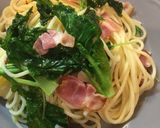 プチヴェールとベーコンのオイルパスタ作り方4写真