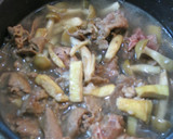 炊き込みご飯☆牛肉としめじとお揚げ作り方3写真