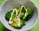 レンジで簡単！ブロッコリーのマヨポン和え作り方1写真