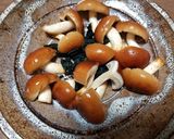 クリタケの焼きキノコ・バター、ワイン醤油作り方3写真
