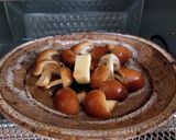 クリタケの焼きキノコ・バター、ワイン醤油作り方5写真