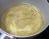 ごぼうだけのお味噌汁に柚子皮とひねりごま作り方2写真