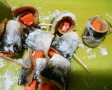 犬ご飯 サンマの野菜巻き作り方6写真