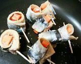 犬ご飯 サンマの野菜巻き作り方7写真